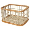 fietsmand, voorop Green Life Rattan Gemaakt van grofmazig ecologisch rotan. Naturel Brown - Afbeelding 3