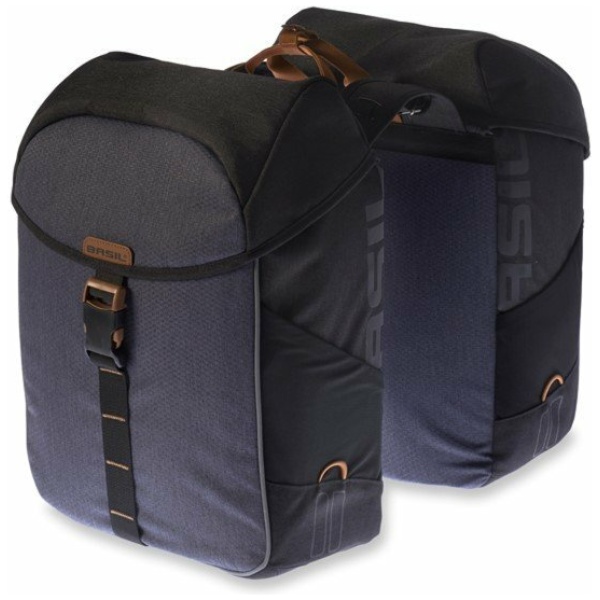 dubbele tas Miles Volume: 32l (2x 16l), maten buitenwerks (L x B x H): Black Slate