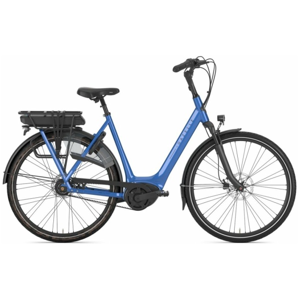 Orange test e-bike Tropical Blue Glans