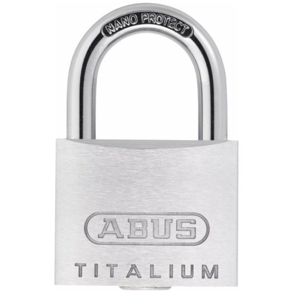 hangslot Titalium 40mm krt Zilver