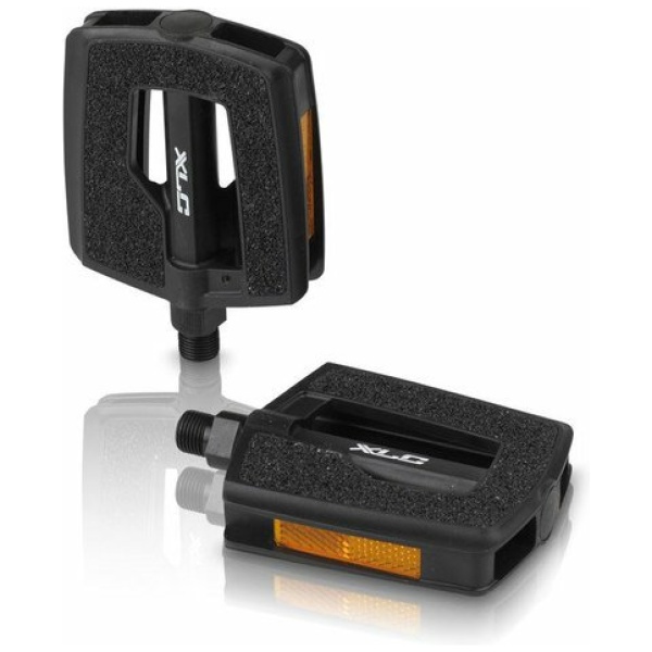 PEDAAL COMFORT GRIP PVC ZW STEL PDC09 Zwart