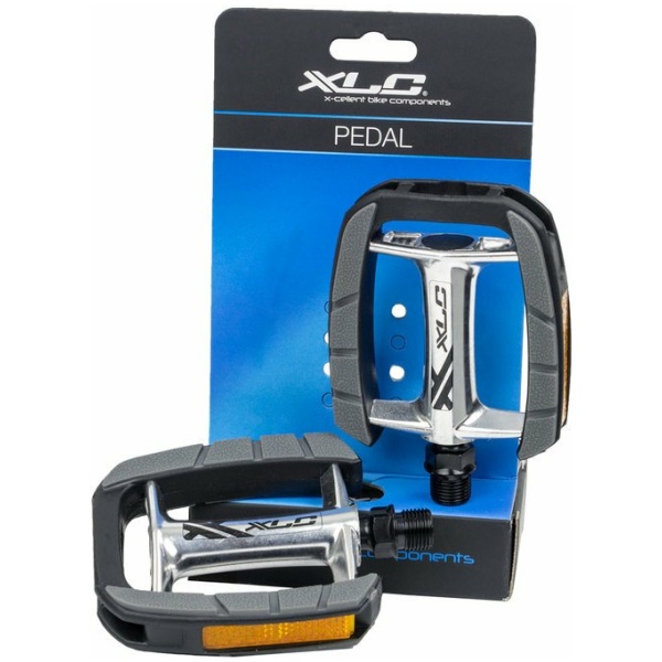 PEDAAL COMFORT ANTI PVC/ALM ZW/ZI STEL PDC09 Zwart/Zilver