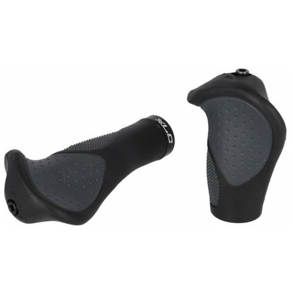 HANDVAT ERGO 135/92MM CF ZW/GRY STEL GRS22 Zwart/Grijs