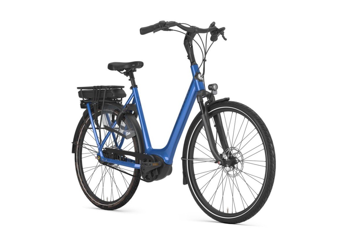 Orange test e-bike Tropical Blue Glans - Afbeelding 3
